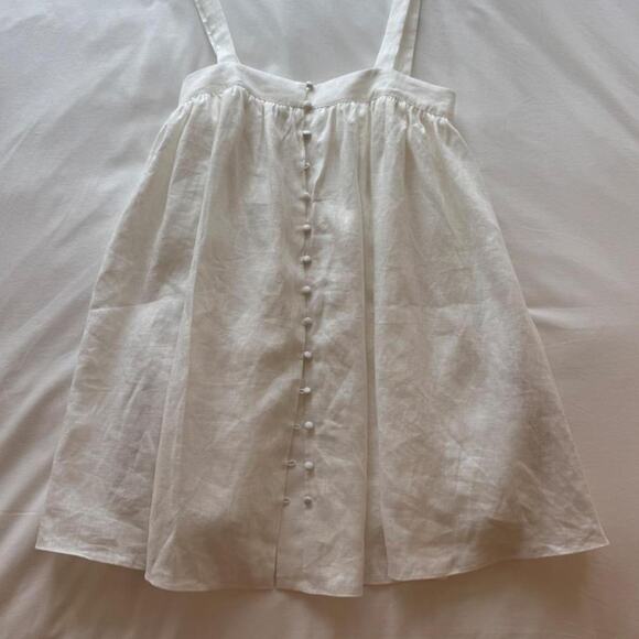 Tularosa Dresses & Skirts - Tularosa white mini dress with pockets